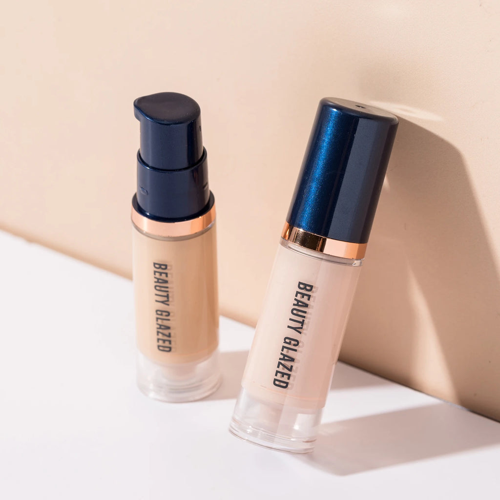 Beauty Glazed Liquid Foundation & Concealer (6 Colors) – Full Coverage Waterproof Makeup | Long-Lasting Natural Finish
