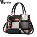 Elegant Designer Women’s Handbag – PU Leather Crossbody & Shoulder Bag | Hairball Charm Messenger Tote Purse