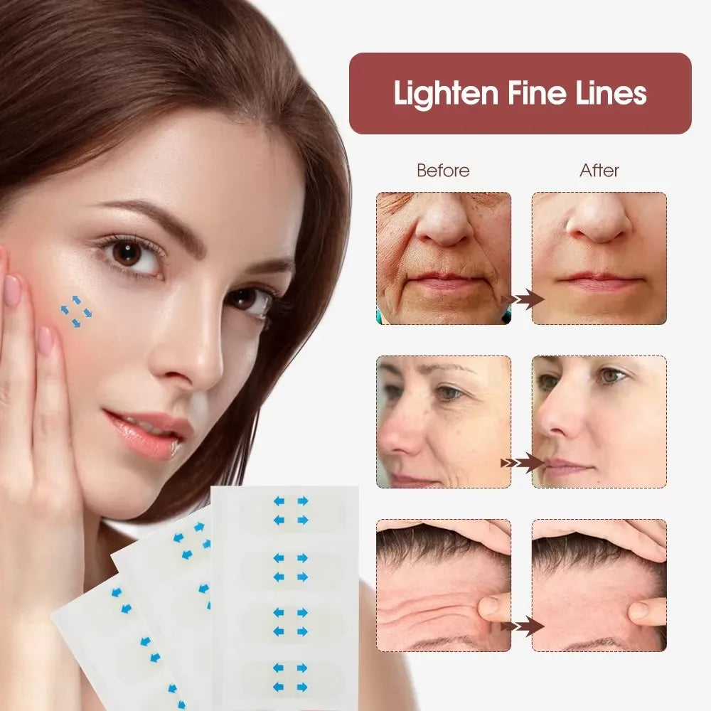 V-Shape Face Lift Tape – Invisible Anti-Wrinkle & Skin Tightening Adhesive Patches (40/120 PCS)