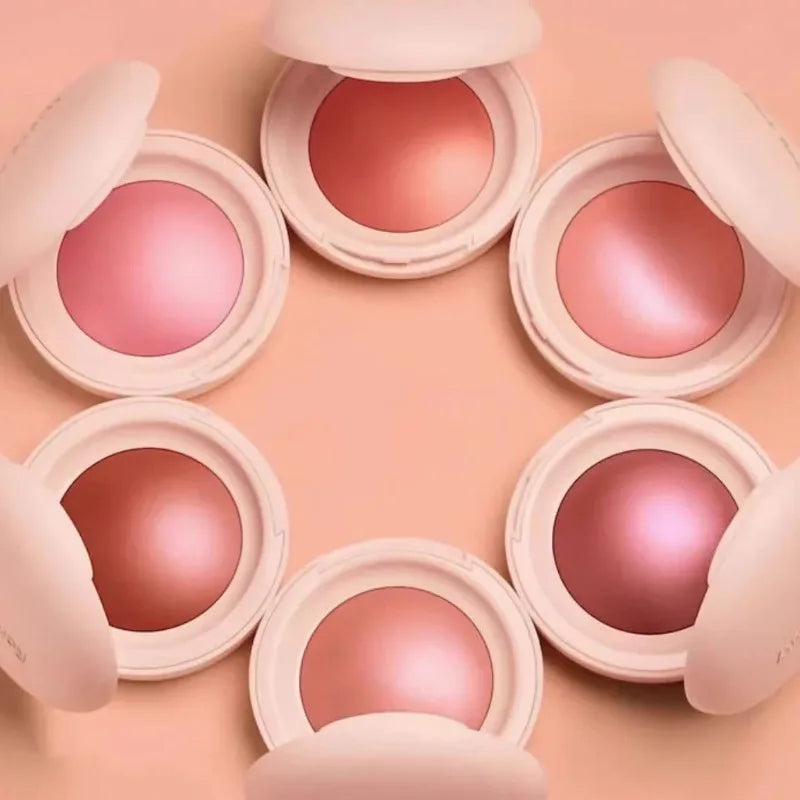 Melting Cream Blush & Highlighter – Soft Matte & Pearlescent Glow | Hydrating Cream Makeup for Cheeks & Lips (2-in-1)