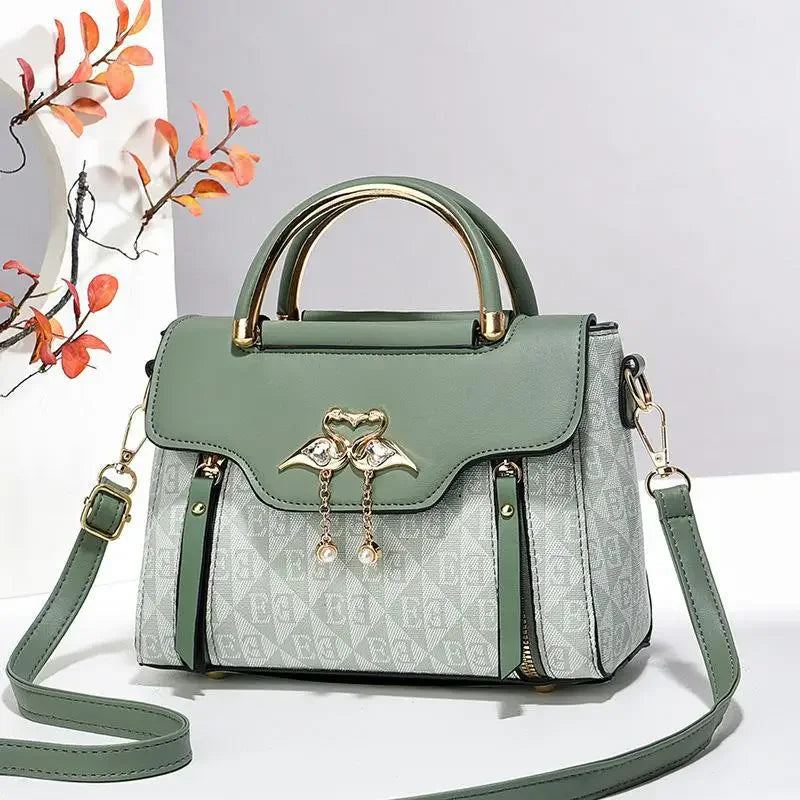 2026 Fashion Women’s Handbag – Embossed Casual Shoulder & Crossbody Bag | Stylish Versatile Everyday Purse for Ladies