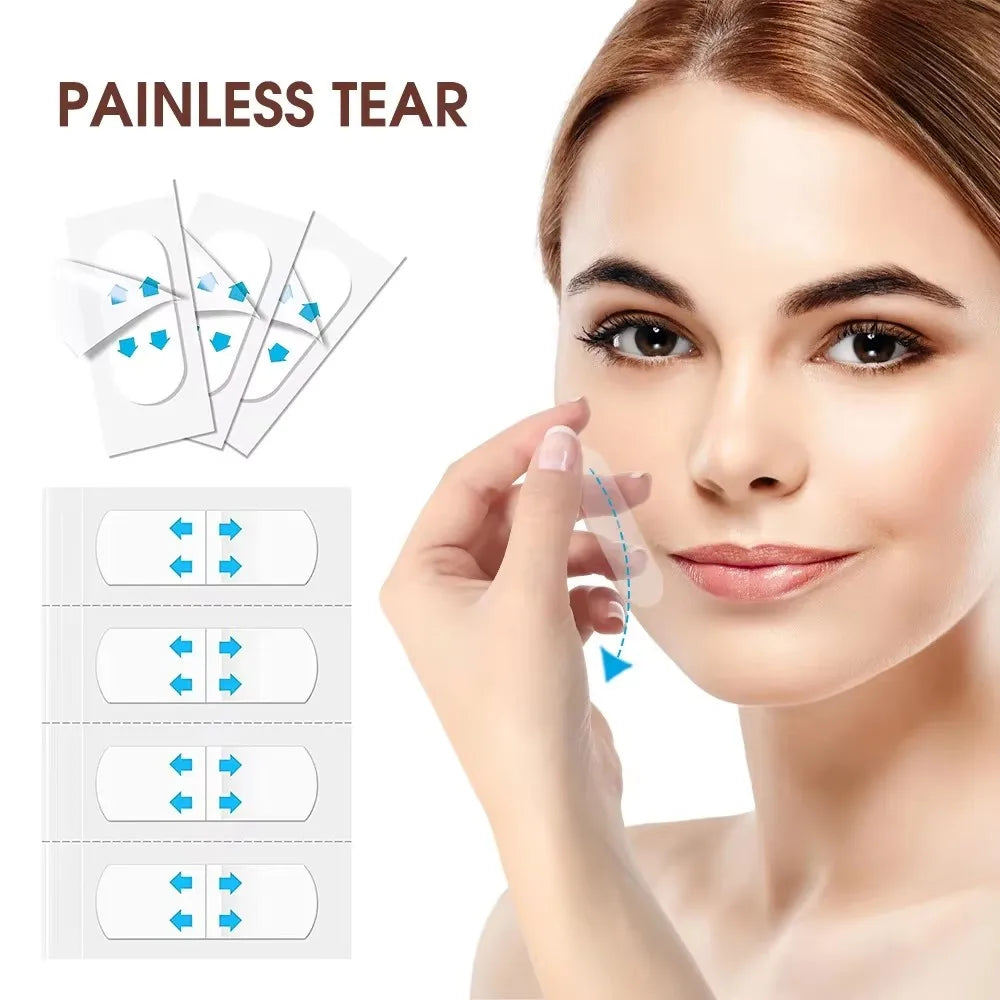 V-Shape Face Lift Tape – Invisible Anti-Wrinkle & Skin Tightening Adhesive Patches (40/120 PCS)