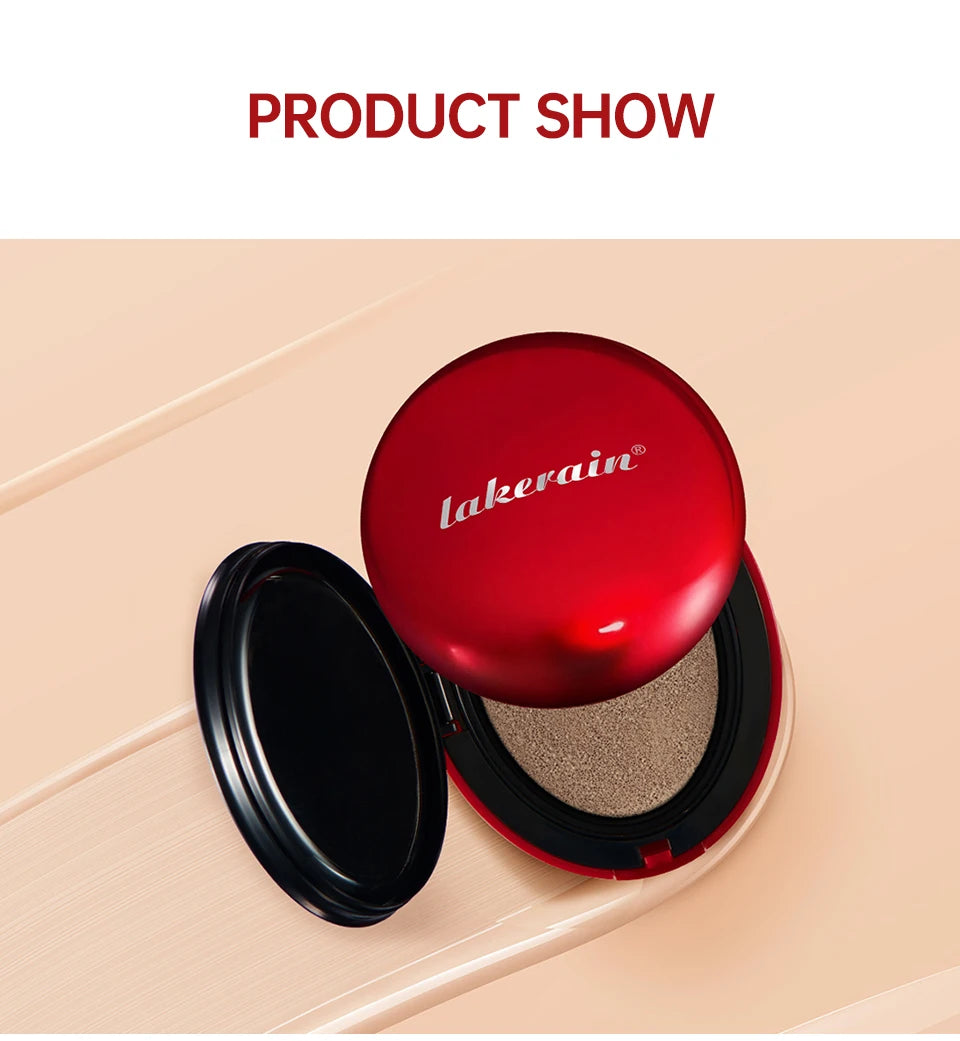 Sunscreen Cushion Foundation SPF | Full Coverage Waterproof Long-Lasting Concealer Cushion Makeup