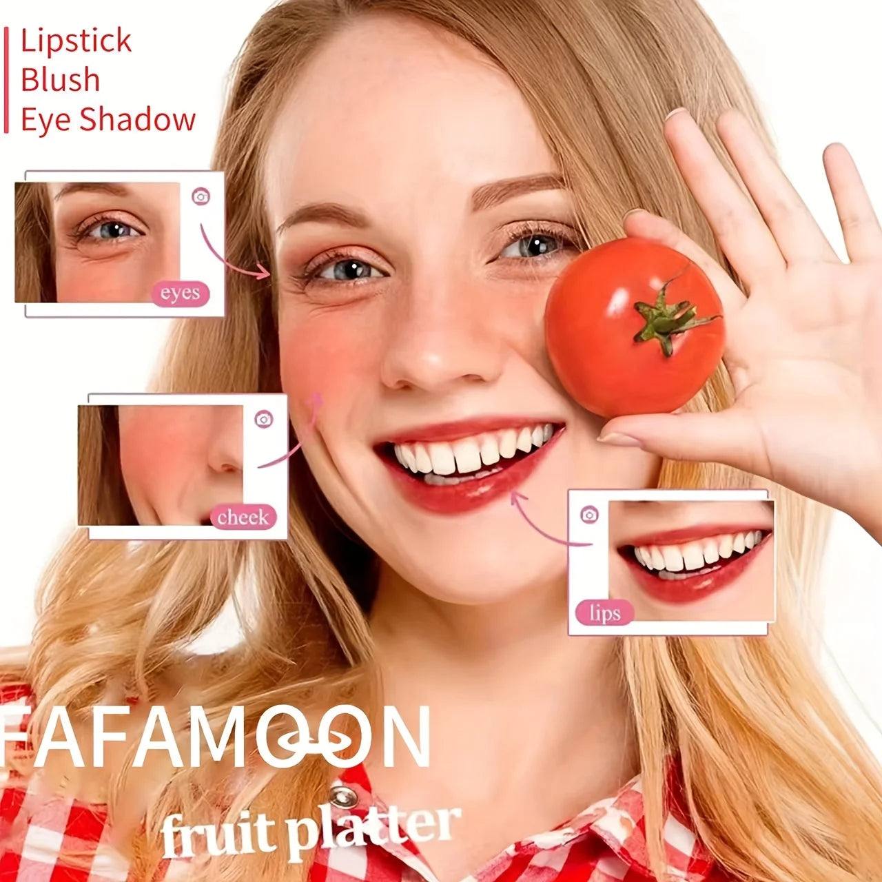 Fruity Lip Tint Water Gloss (4 Colors) – Moisturizing Waterproof Liquid Lipstick | Non-Sticky, High Pigment & Long-Lasting Shine