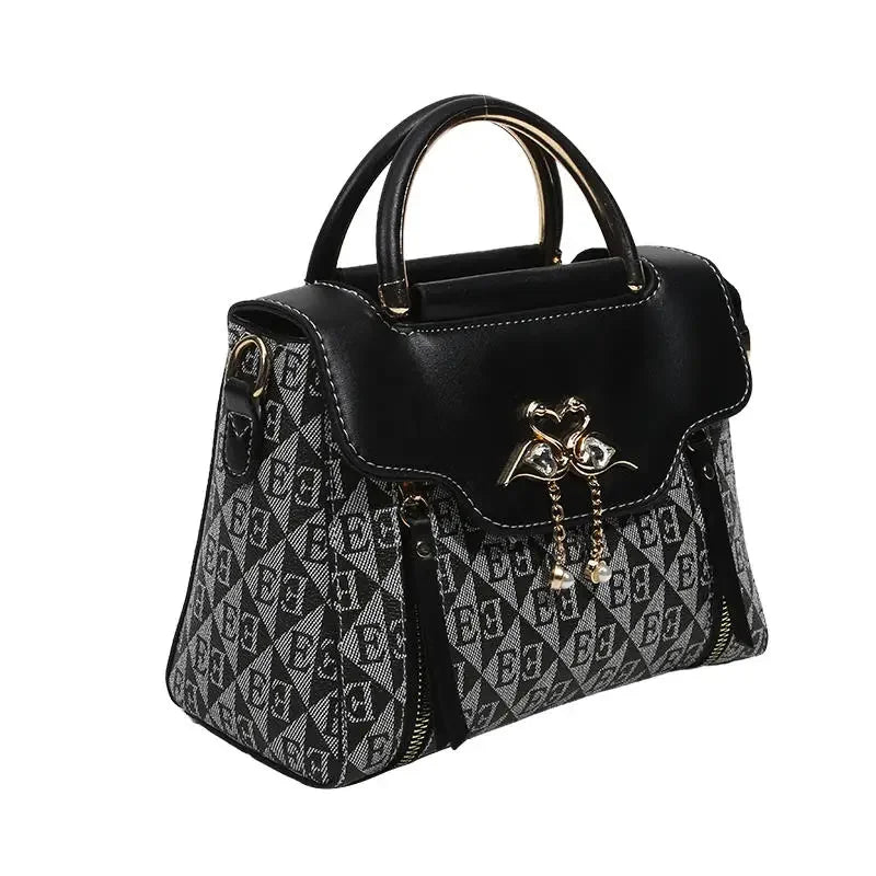2026 Fashion Women’s Handbag – Embossed Casual Shoulder & Crossbody Bag | Stylish Versatile Everyday Purse for Ladies
