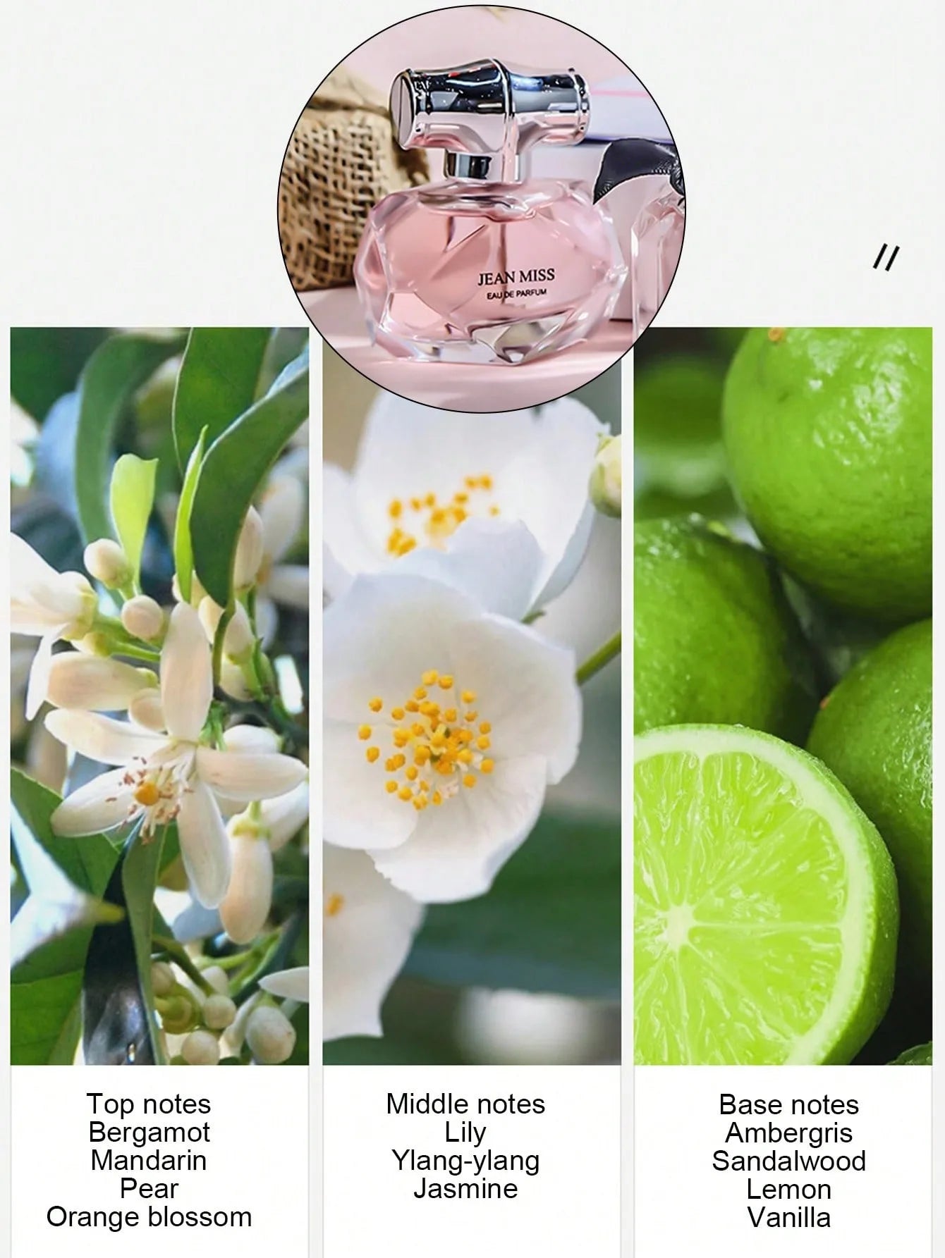 Women’s Perfume Gift Set 90ML (3x30ML) – Floral Fruity Chypre Eau de Parfum | Fresh & Long-Lasting Fragrance for Women | Elegant Gift Box