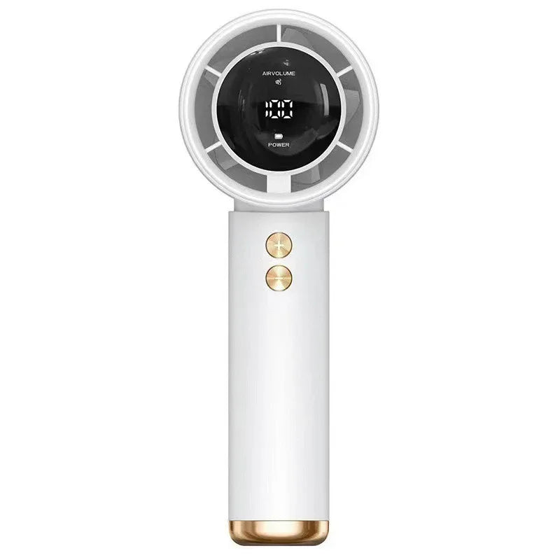 Mini Handheld Fan USB Rechargeable – Portable High-Speed Cooling Fan for Travel, Outdoor & Daily Use