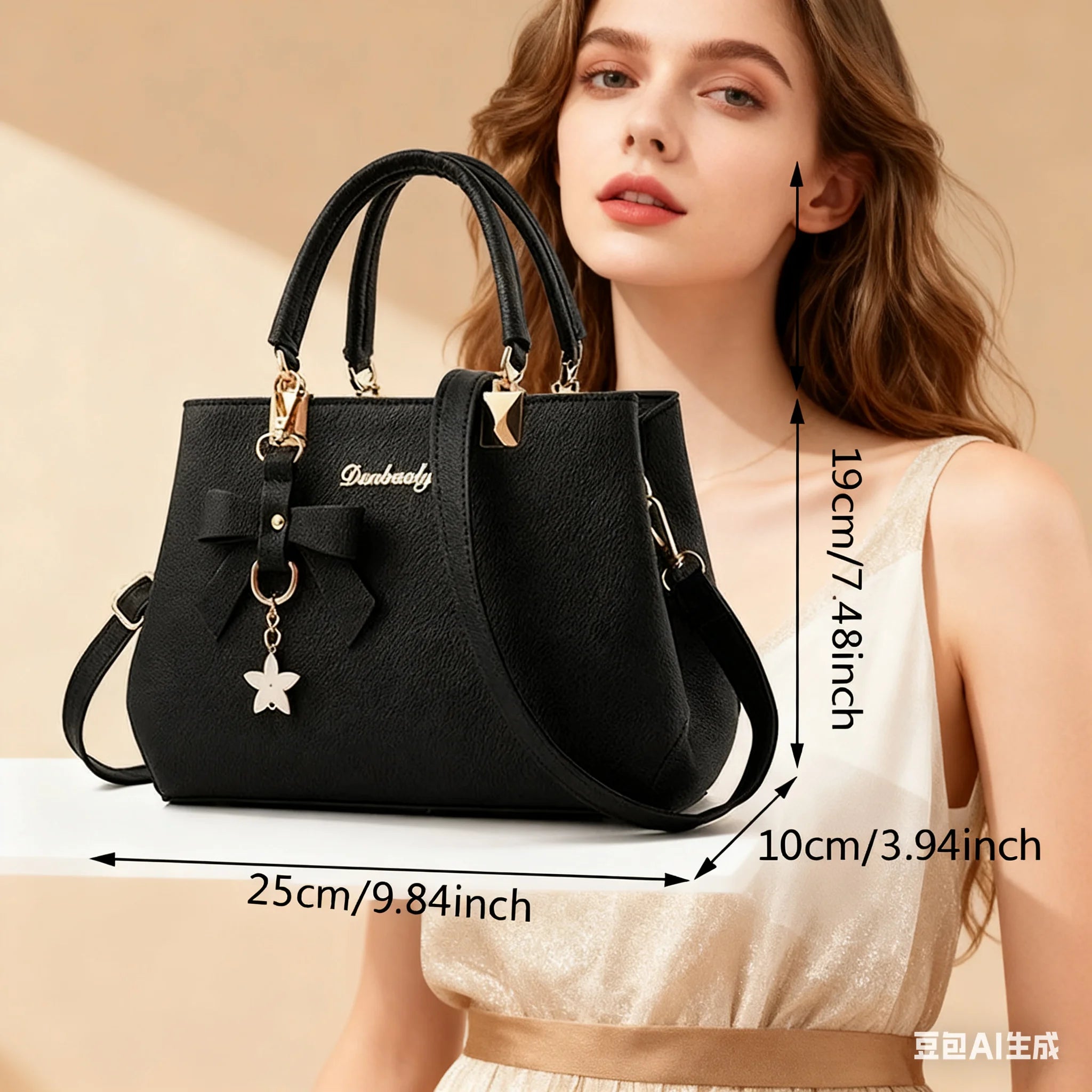 2026 Fashion Women’s Handbag – Embossed Casual Shoulder & Crossbody Bag | Stylish Versatile Everyday Purse for Ladies