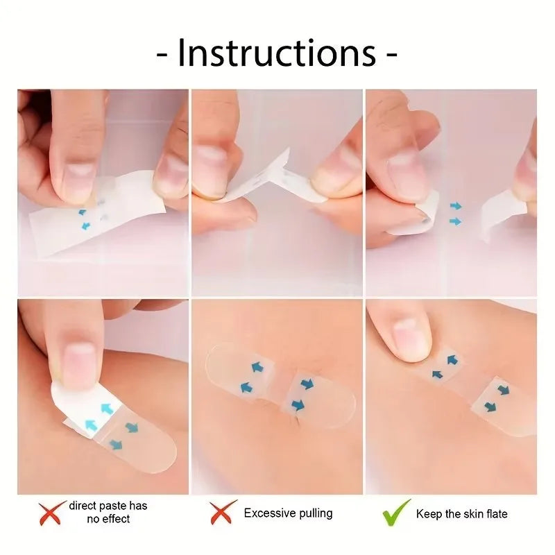 V-Shape Face Lift Tape – Invisible Anti-Wrinkle & Skin Tightening Adhesive Patches (40/120 PCS)
