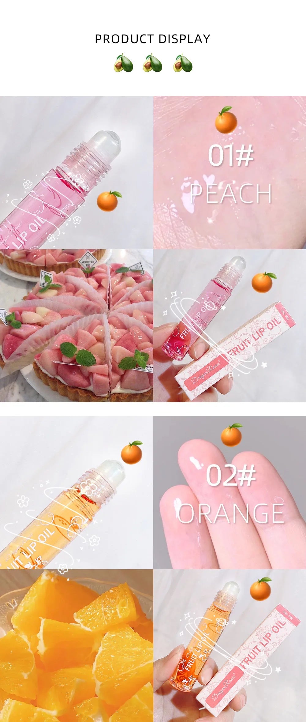 Natural Fruit Lip Oil – Soft, Glossy & Moisturizing Lip Care