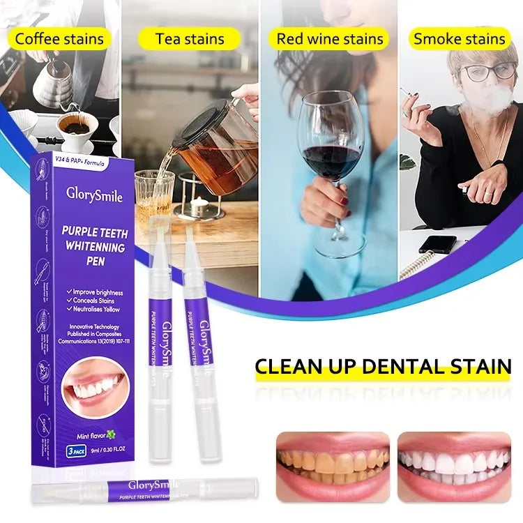 Advanced Whitening Pen 🦷✨ | Stain Removal & Radiant Smile in Minutes