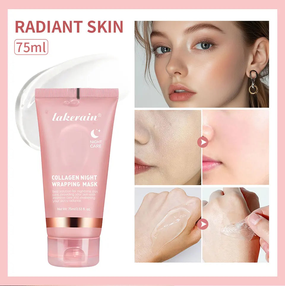 Korean Deep Collagen Peel-Off Mask | Overnight Lifting & Anti-Wrinkle Face Mask for Firm, Glowing Skin