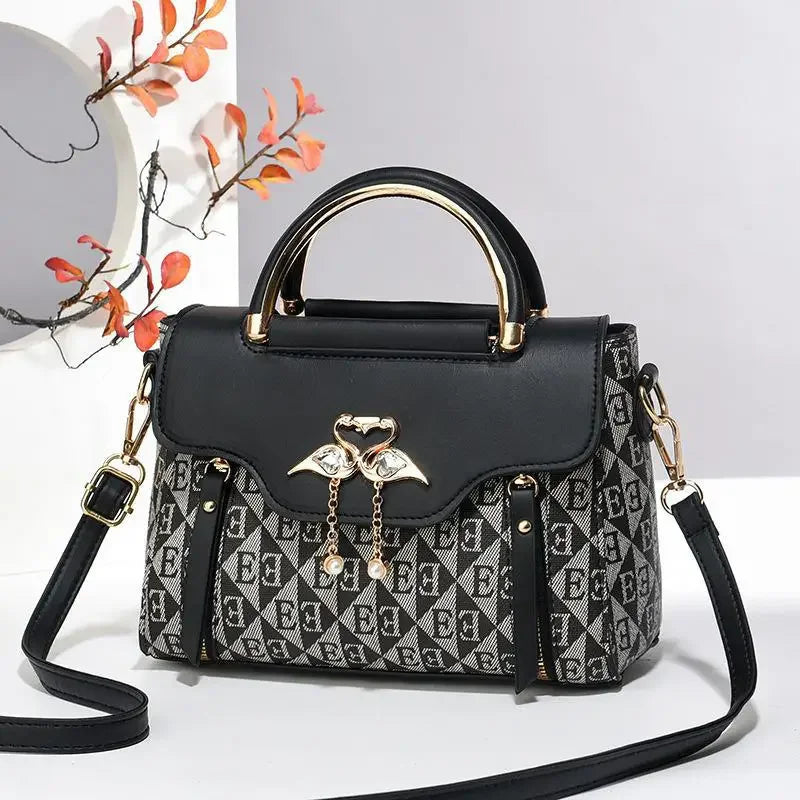 2026 Fashion Women’s Handbag – Embossed Casual Shoulder & Crossbody Bag | Stylish Versatile Everyday Purse for Ladies