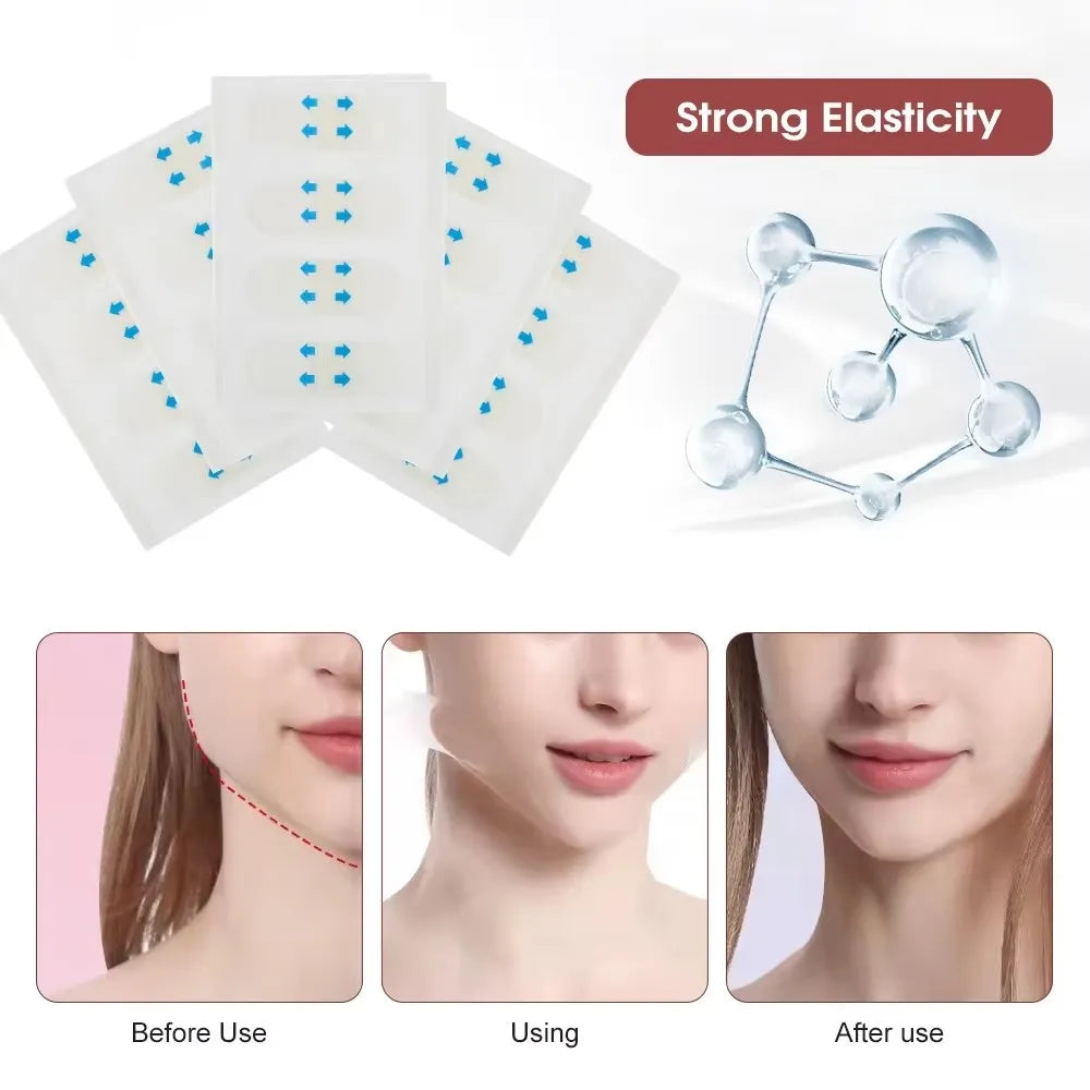 V-Shape Face Lift Tape | Invisible Instant Lifting & Anti-Wrinkle Skin Tightening Patches (40/120 PCS)