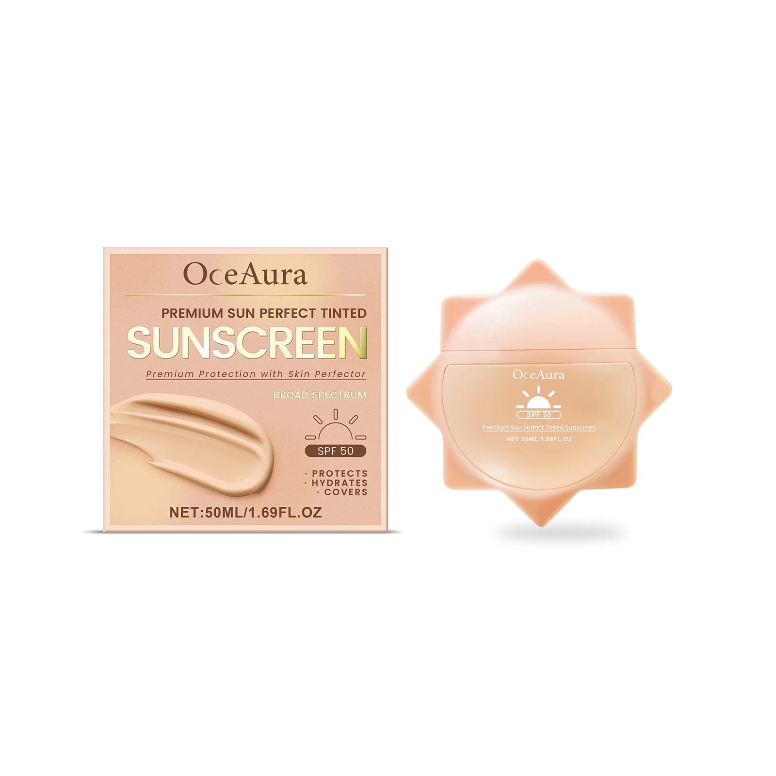 SPF 50+ Sunscreen for Face & Body – UV Protection, Oil Control & Deep Moisturizing Sunblock Cream