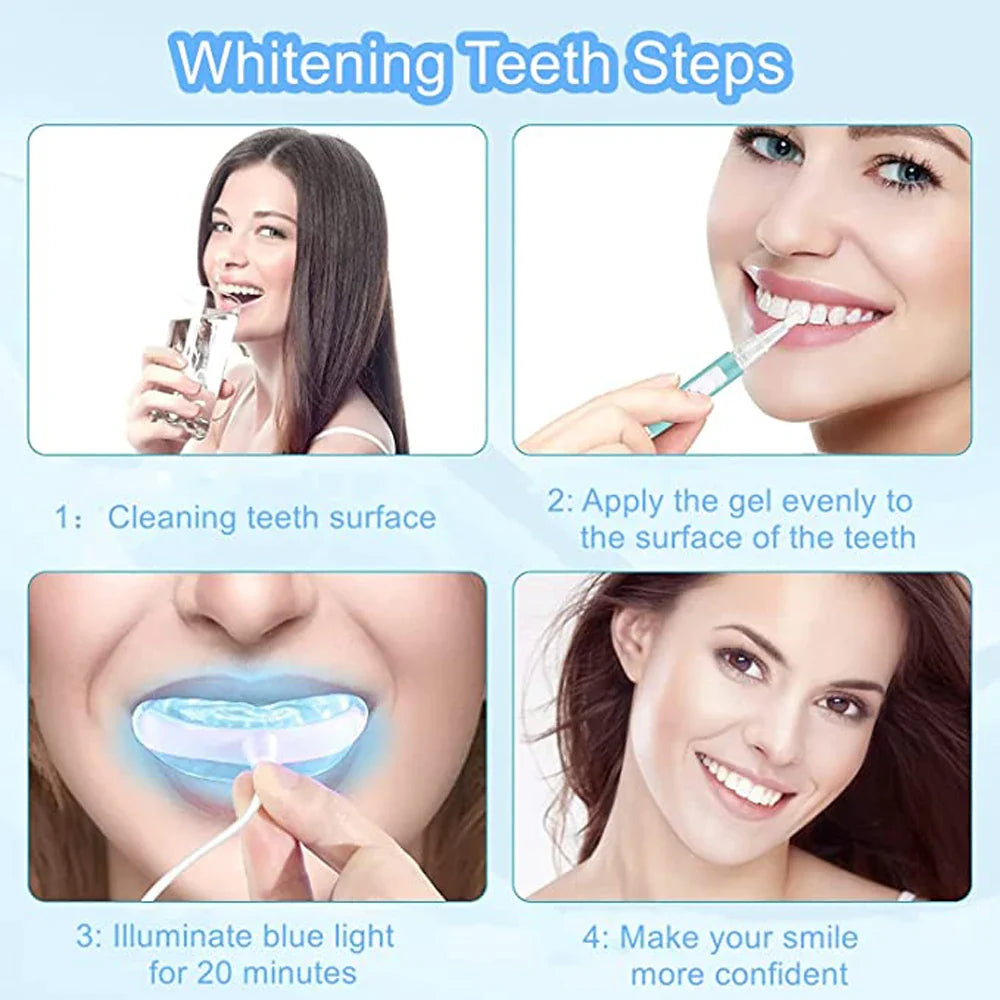 Teeth Whitening LED Kit ✨ | Bright Smile in Minutes