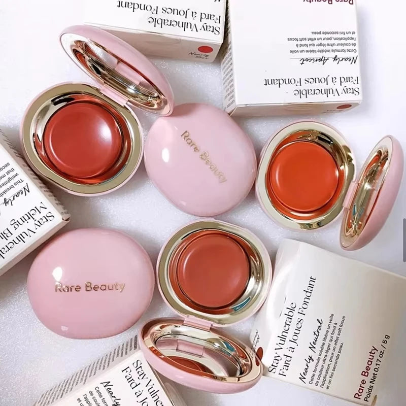 Melting Cream Blush & Highlighter – Soft Matte & Pearlescent Glow | Hydrating Cream Makeup for Cheeks & Lips (2-in-1)