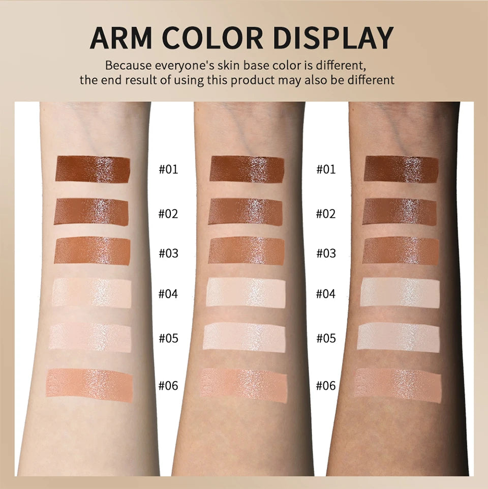 Skin Tint Stick – Waterproof Tinted Serum Foundation Balm | Nourishing Face Contour & Lightweight Makeup Stick for Natural Glow