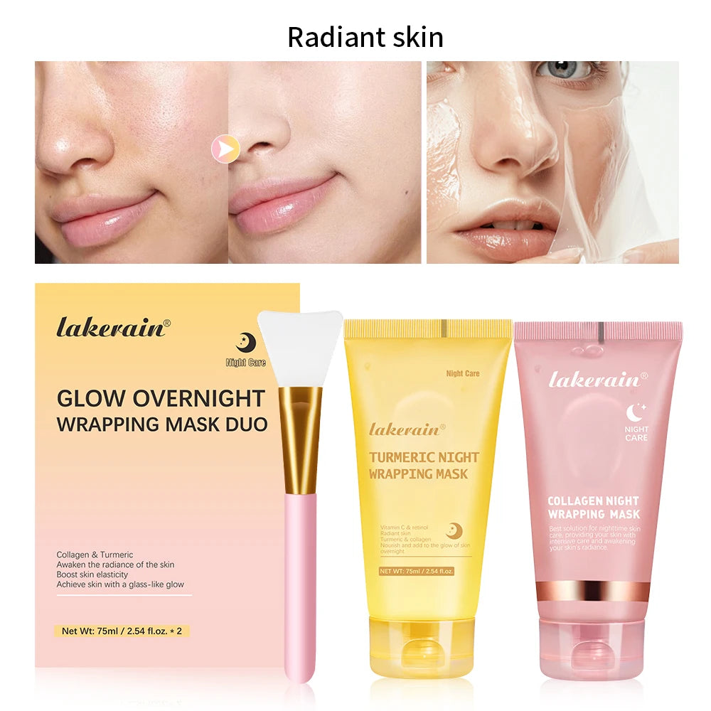 Korean Deep Collagen Peel-Off Mask | Overnight Lifting & Anti-Wrinkle Face Mask for Firm, Glowing Skin