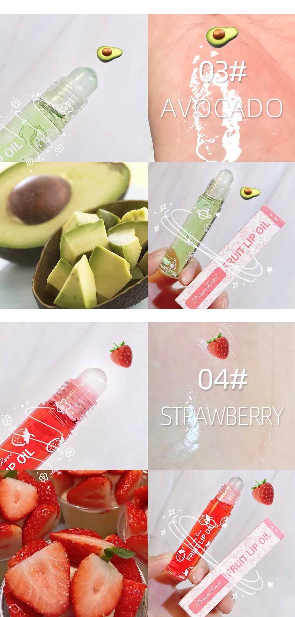 Natural Fruit Lip Oil – Soft, Glossy & Moisturizing Lip Care