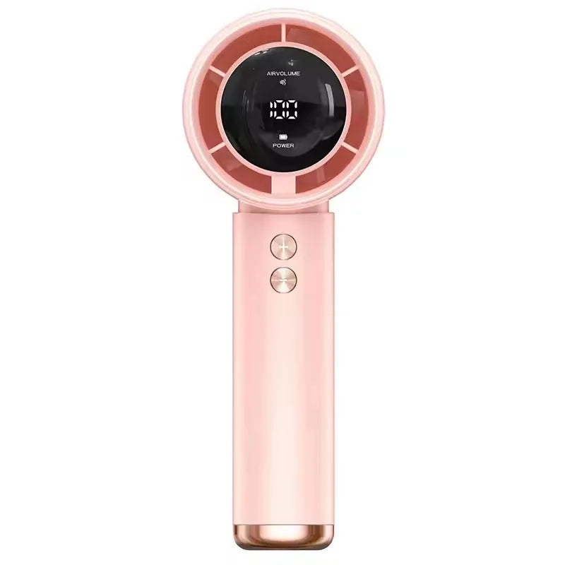 Mini Handheld Fan USB Rechargeable – Portable High-Speed Cooling Fan for Travel, Outdoor & Daily Use