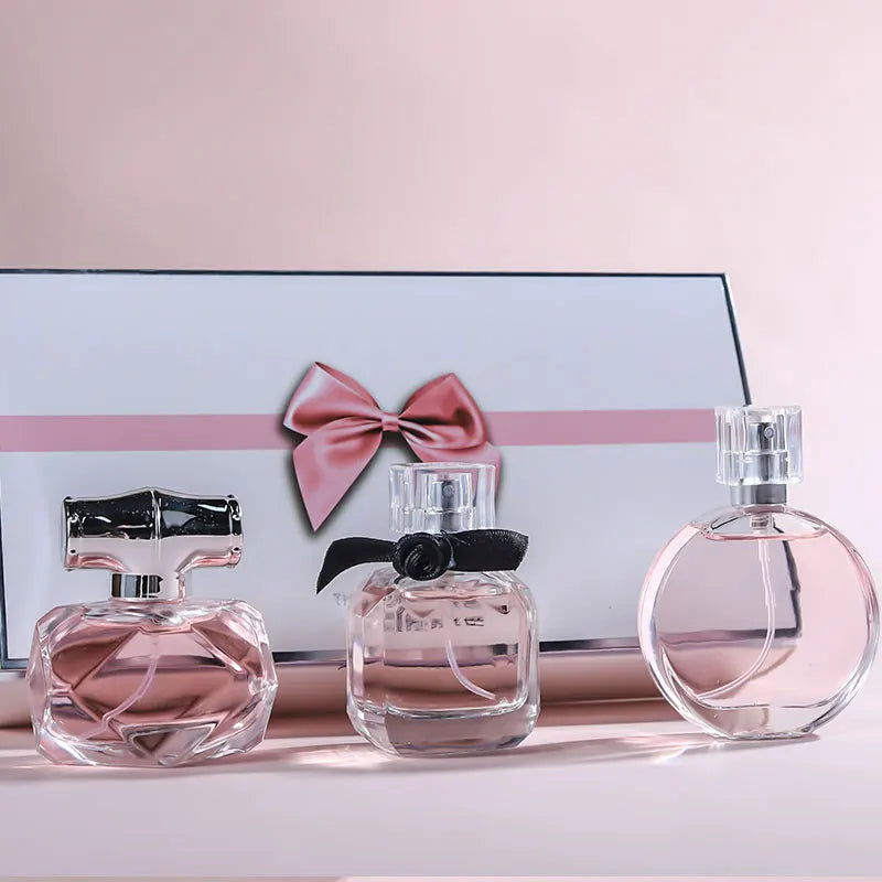 Women’s Perfume Gift Set 90ML (3x30ML) – Floral Fruity Chypre Eau de Parfum | Fresh & Long-Lasting Fragrance for Women | Elegant Gift Box