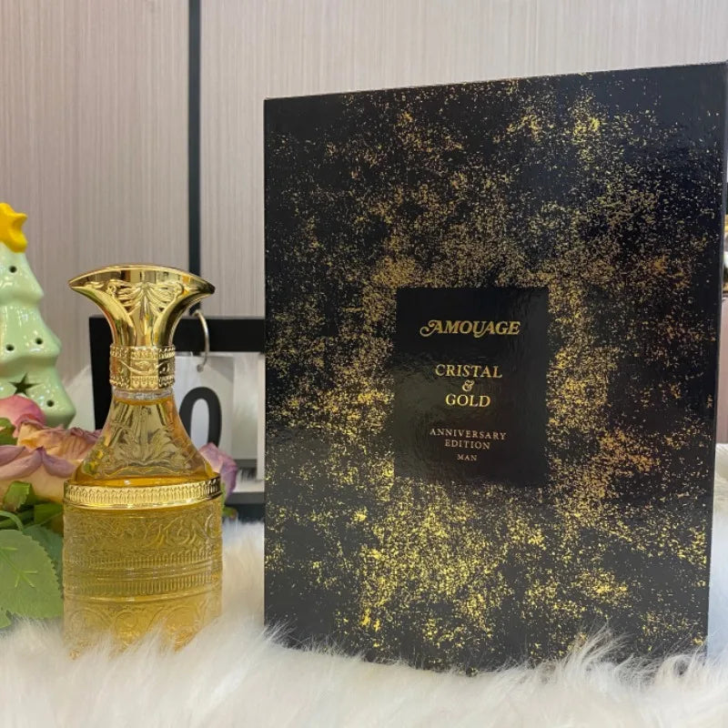 Cristal & Gold Luxury Perfume 50ml – Elegant Aldehyde Chypre Fragrance | Long-Lasting Unisex Scent | Premium Gift for Men & Women