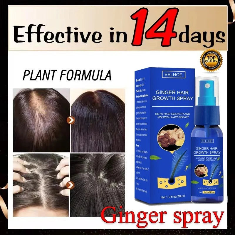 Ginger Hair Growth Spray 🌿✨ | Strengthen Hair & Reduce Hair Loss Naturally
