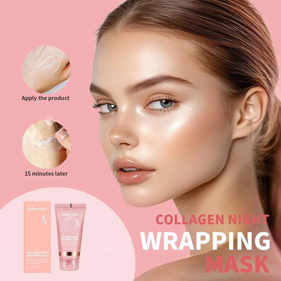 Korean Deep Collagen Peel-Off Mask | Overnight Lifting & Anti-Wrinkle Face Mask for Firm, Glowing Skin