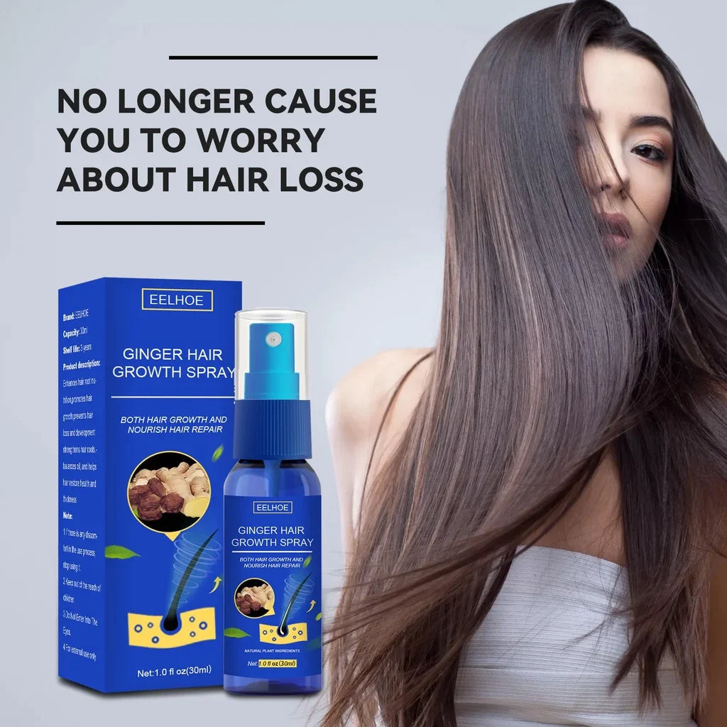 Ginger Hair Growth Spray 🌿✨ | Strengthen Hair & Reduce Hair Loss Naturally