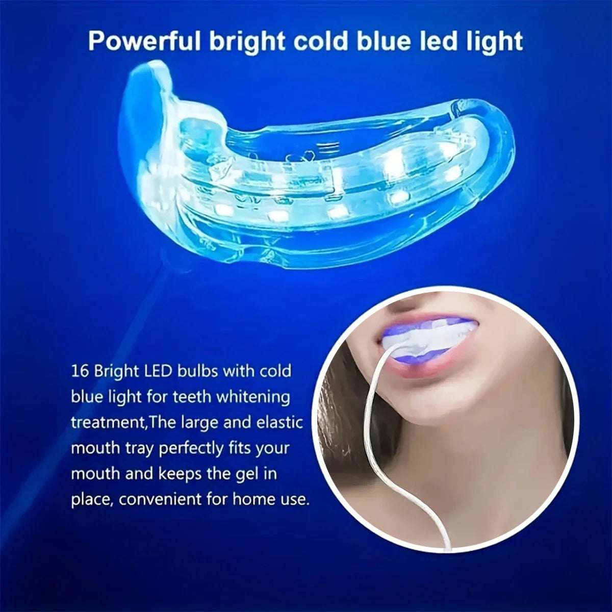 Teeth Whitening LED Kit ✨ | Bright Smile in Minutes