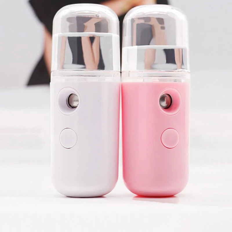 Nano Mister 30ml Portable Facial Sprayer | USB Rechargeable Mini Face Humidifier for Instant Skin Hydration