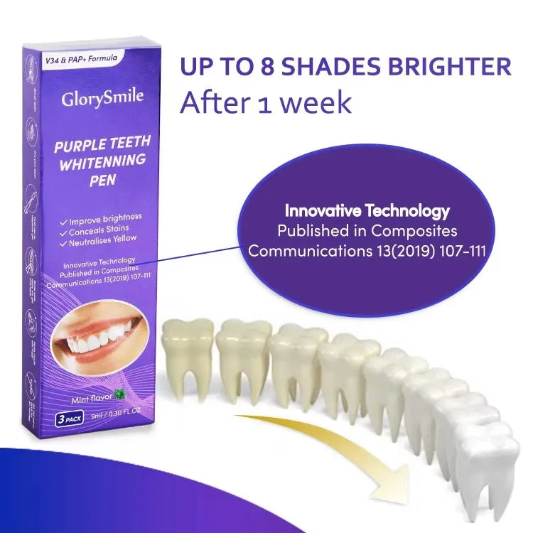 Advanced Whitening Pen 🦷✨ | Stain Removal & Radiant Smile in Minutes