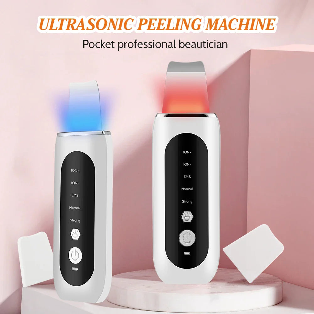 Ultrasonic Skin Scrubber ✨ | Deep Pore Cleansing & Blackhead Remover 💖