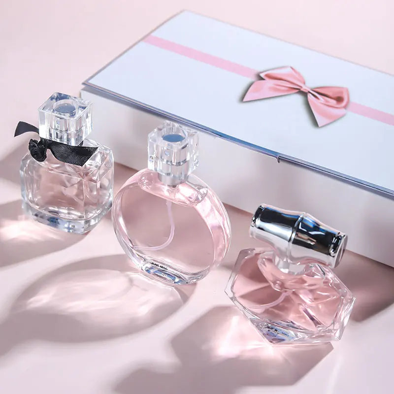Women’s Perfume Gift Set 90ML (3x30ML) – Floral Fruity Chypre Eau de Parfum | Fresh & Long-Lasting Fragrance for Women | Elegant Gift Box