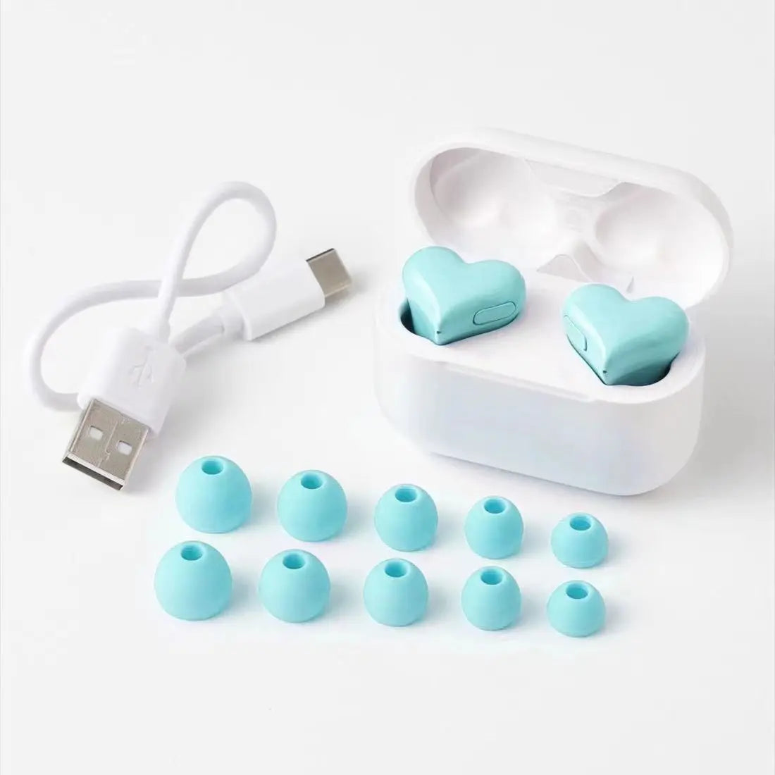Heartbuds Wireless Earphones – Cute Heart Shape Bluetooth 5.0 Earbuds for Girls | Stylish Pink TWS Headset with Mic for Music, Gaming & Daily Use