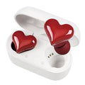 Heartbuds Wireless Earphones – Cute Heart Shape Bluetooth 5.0 Earbuds for Girls | Stylish Pink TWS Headset with Mic for Music, Gaming & Daily Use