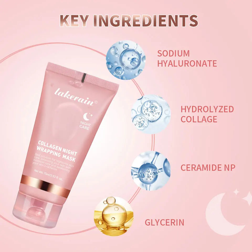 Korean Deep Collagen Peel-Off Mask | Overnight Lifting & Anti-Wrinkle Face Mask for Firm, Glowing Skin