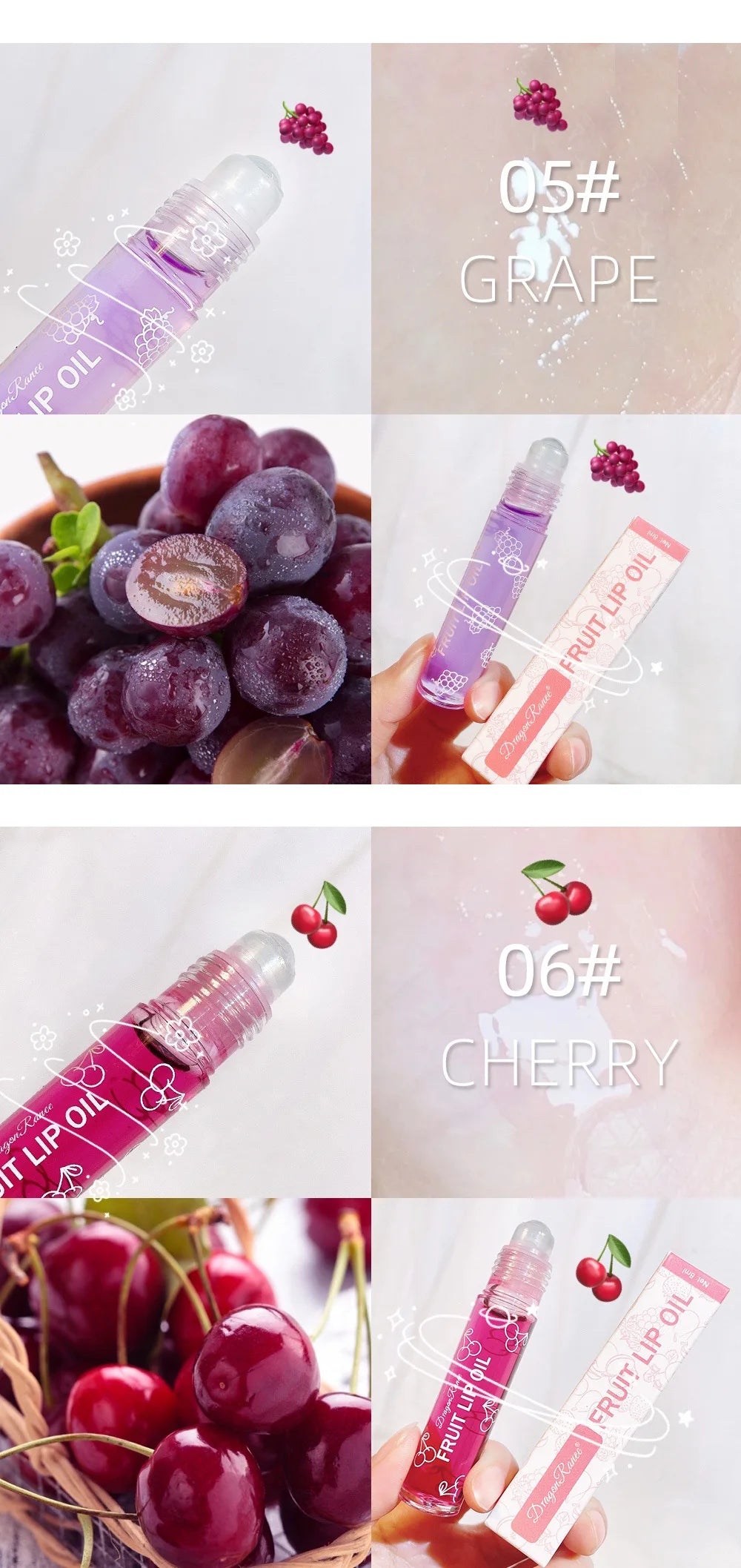 Natural Fruit Lip Oil – Soft, Glossy & Moisturizing Lip Care