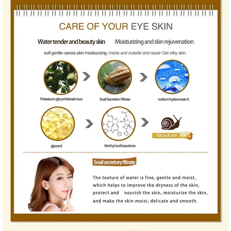 Snail Collagen Skincare Set ✨ | Anti-Aging, Brightening & Eye Care Solution 💖