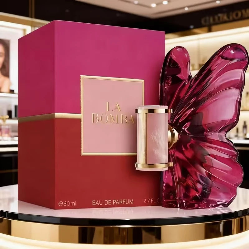 Butterfly Women’s Perfume 2.7oz – Fresh Floral Fruity Fragrance with Dragon Fruit Notes | Elegant Long-Lasting Scent