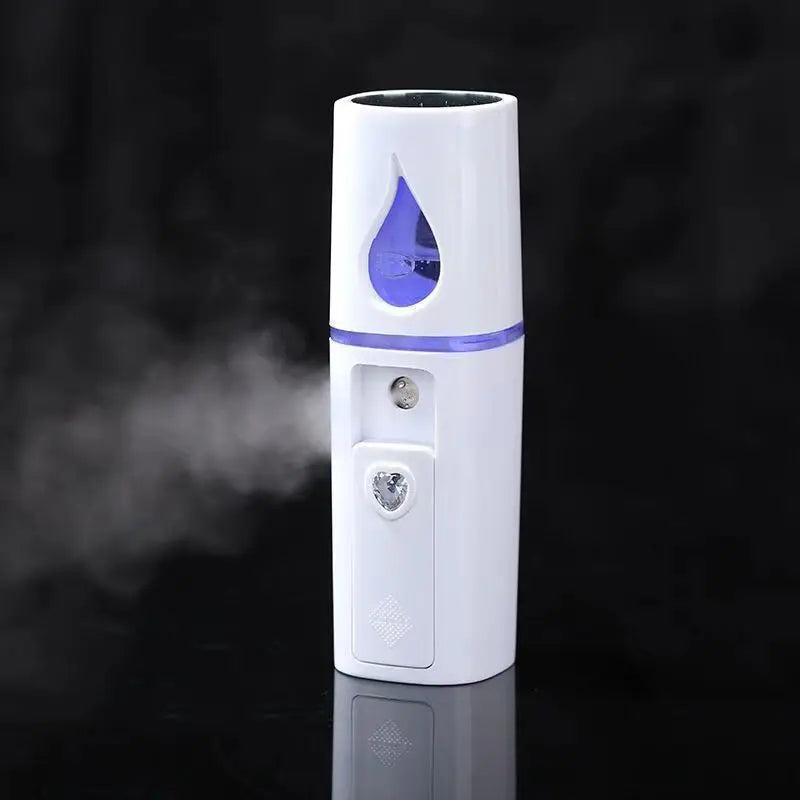 Nano Facial Mister Portable Spray | Hydrating Mini Mist Sprayer with Mirror – Refresh & Moisturize Skin Anytime